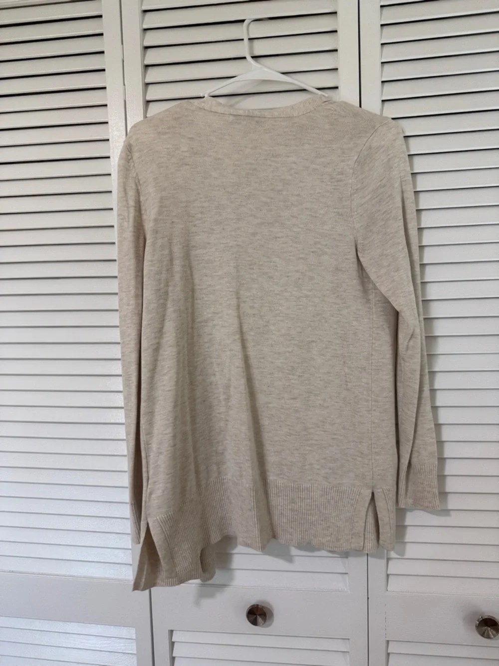 Amazon Essentials Open-Front Cream Cardigan - Picture 3 of 3